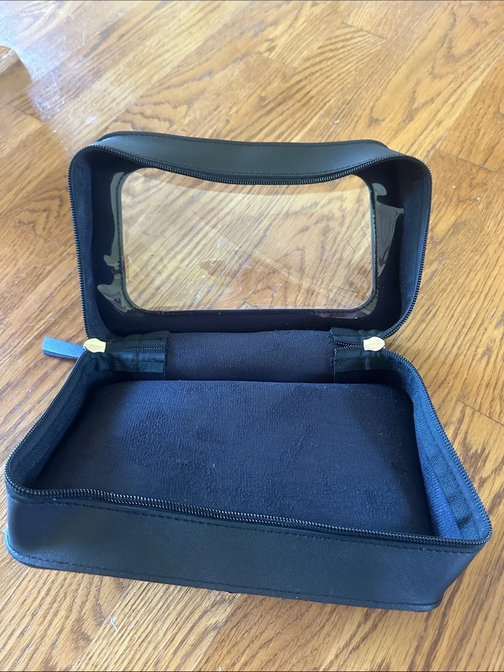 Black Tablet Accessory Organizer Case or cosmetic case